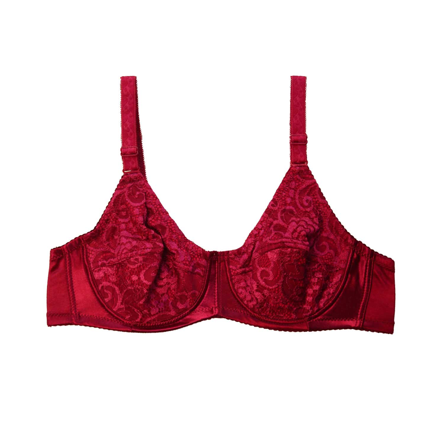 سوتین زنانه فنردار زرشکی HR مدل 502