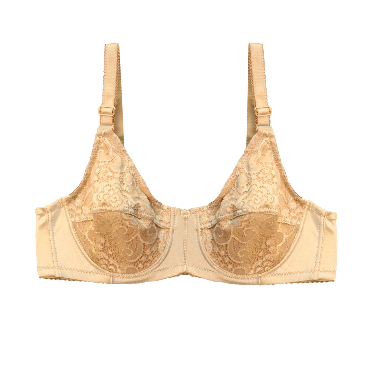 سوتین زنانه فنردار کرم HR مدل 5021