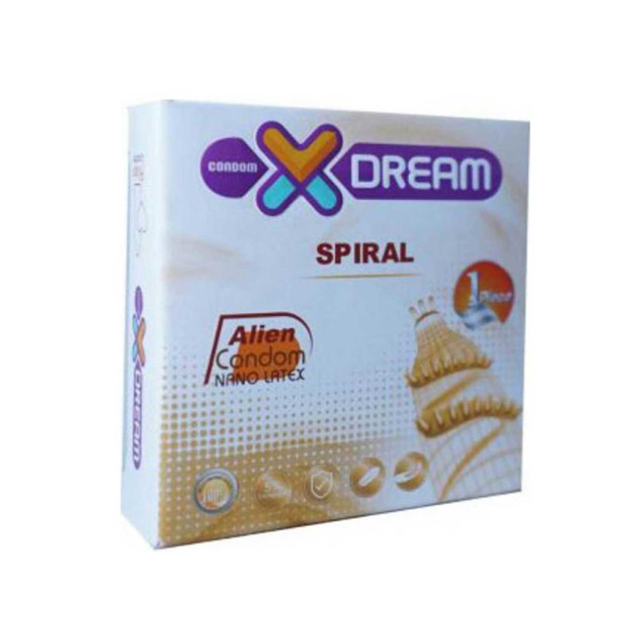 کاندوم فضایی چرخشی x-dream spiral