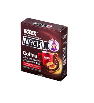 کاندوم قهوه  Nachkodex coffee پک سه عددی