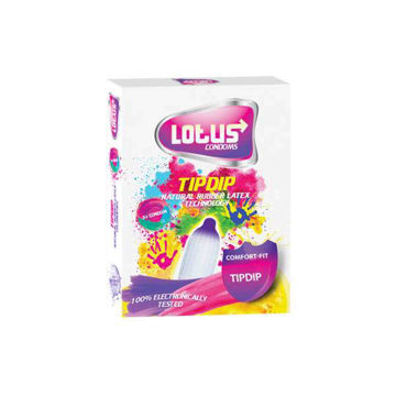 کاندوم رنگی لوتوس 3 تایی LOTUS TIP Dip
