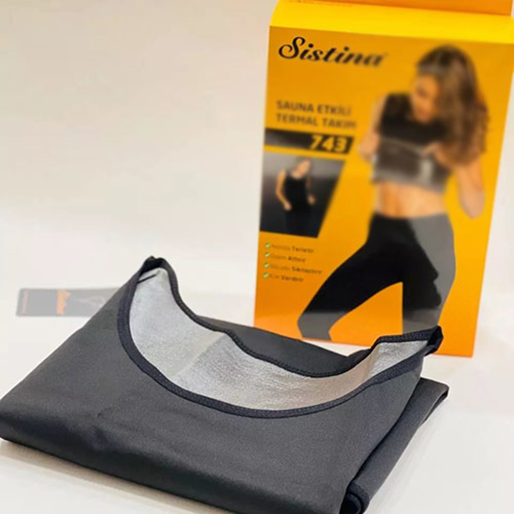 ست تیشرت و شلوار لاغری مدل یقه گرد برند سیستینا کد 743