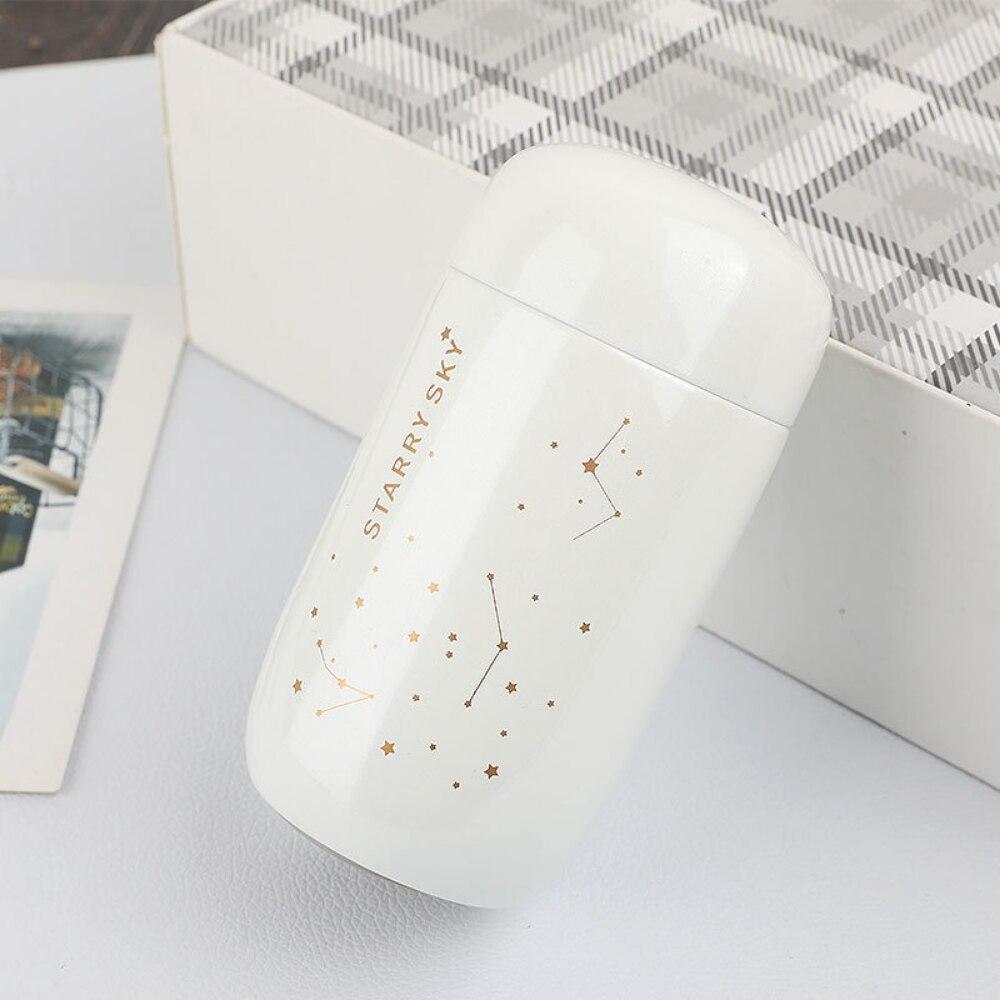 ماگ فلاسکی استیل و مینی لیوان قهوه قابل حمل مناسب مدرسه، دفتر، کمپینگ و سفر 200ml