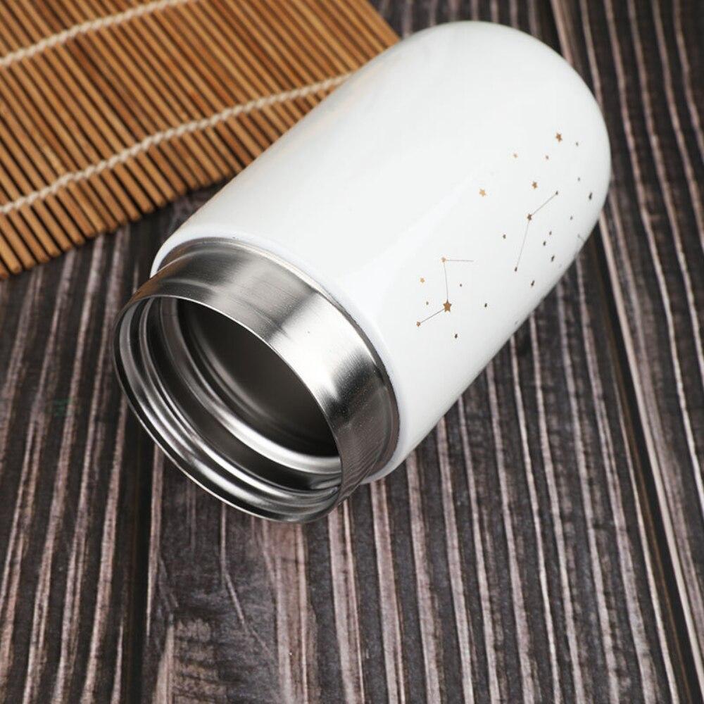 ماگ فلاسکی استیل و مینی لیوان قهوه قابل حمل مناسب مدرسه، دفتر، کمپینگ و سفر 200ml