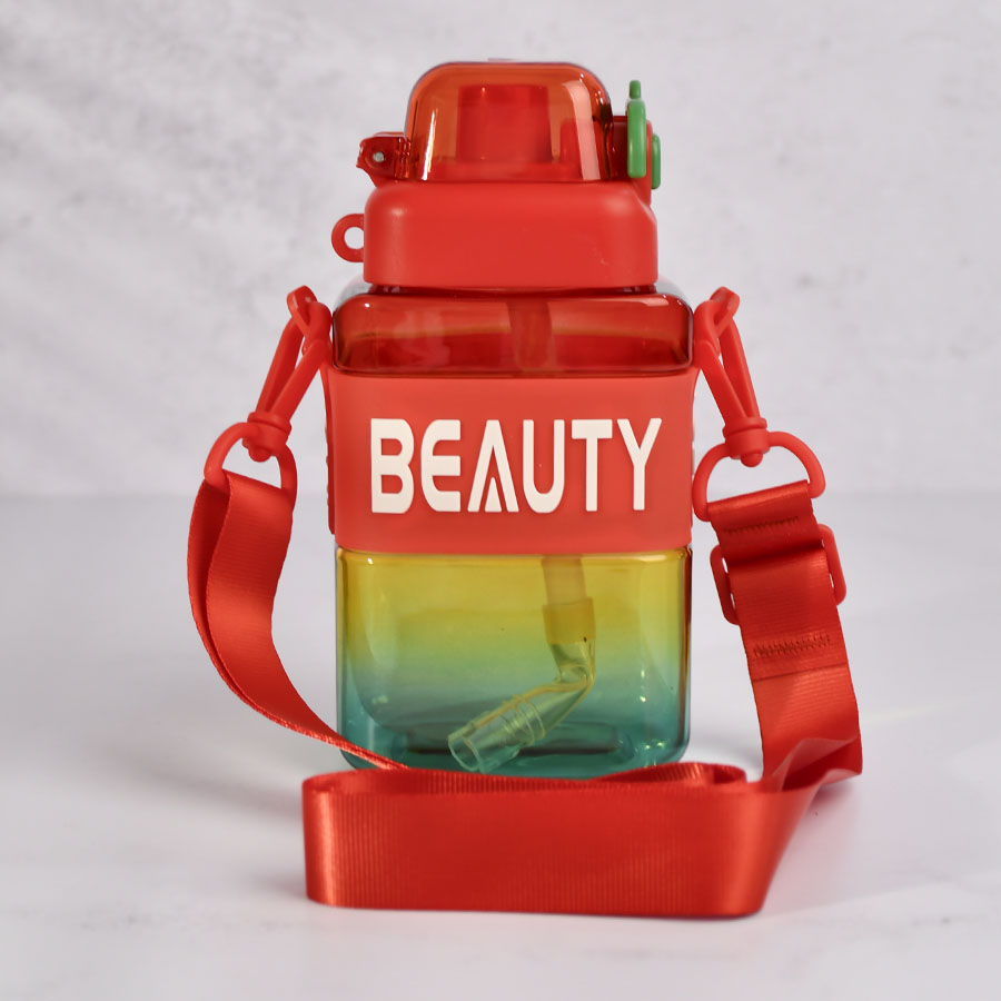 قمقمه کودک نی‌دار و بند‌دار O10 Beauty حجم 700ml