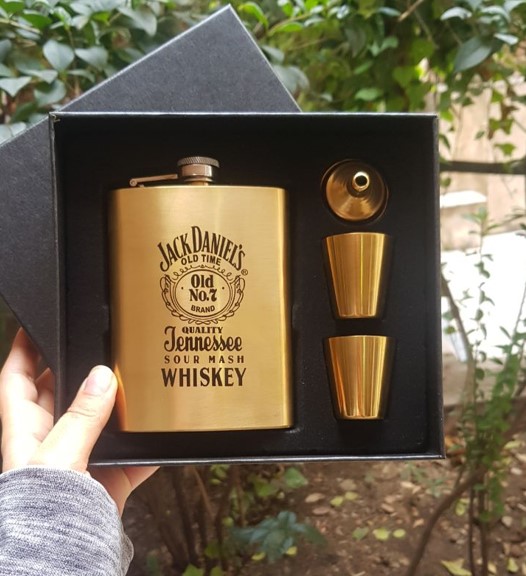 هیپ فلاسک Jack Daniel's جعبه کادویی مناسب هدیه