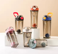 قمقمه شیکر بدنسازی شفاف برند EYUN حجم 500ml کد YY-1001
