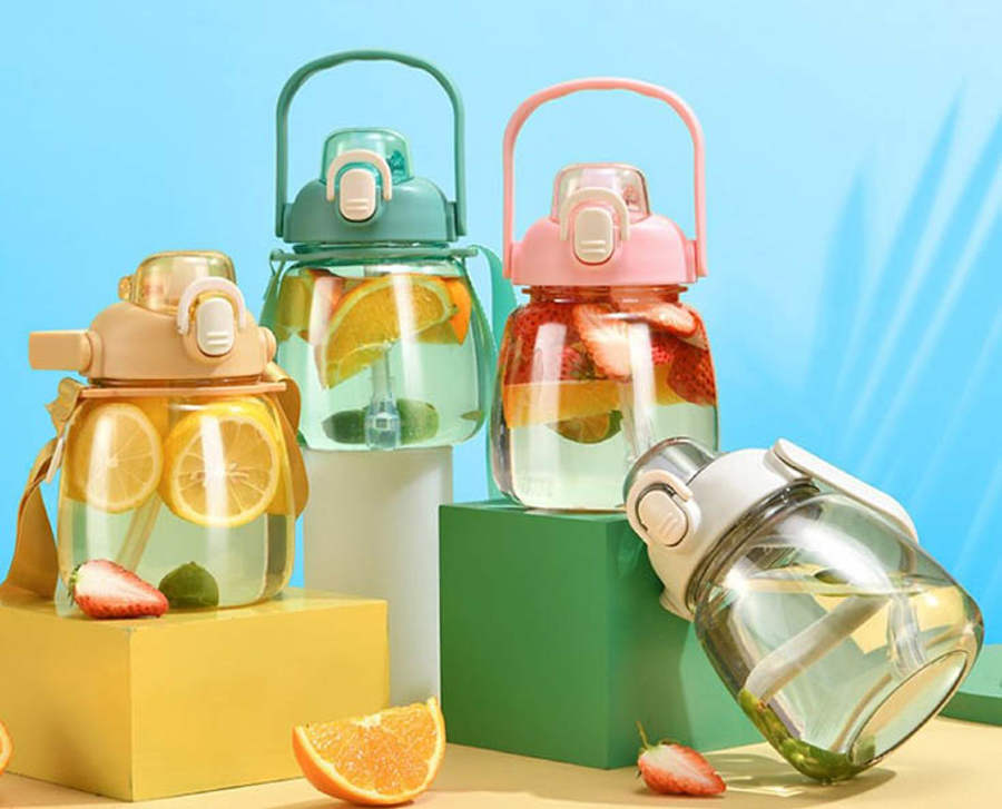قمقمه فانتزی تپلی دسته دار حجم 900ml کد 7011-M31