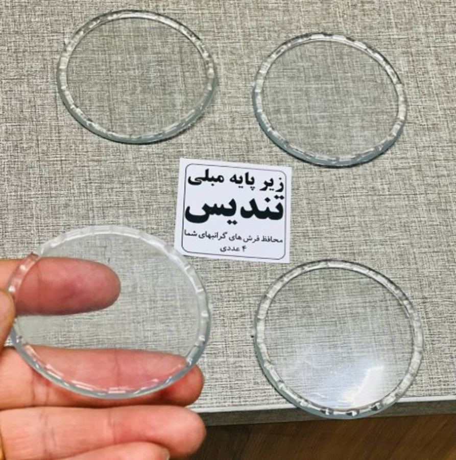 زیرپایه مبلی ژله ای تندیس بسته 4 عددی محافظ فرش های گران بهای شما