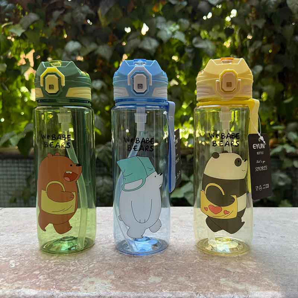 قمقمه کودک نی‌دار و قفل دار  برند EYUN حجم 800ml کد YY-649