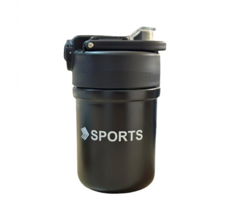 مینی تراول ماگ Sport دستگیره دار، نی دار و دارای آسان نوش، استیل 316، ضمانت کیفیت و اصالت کالا حجم 380ml کد CY-0601