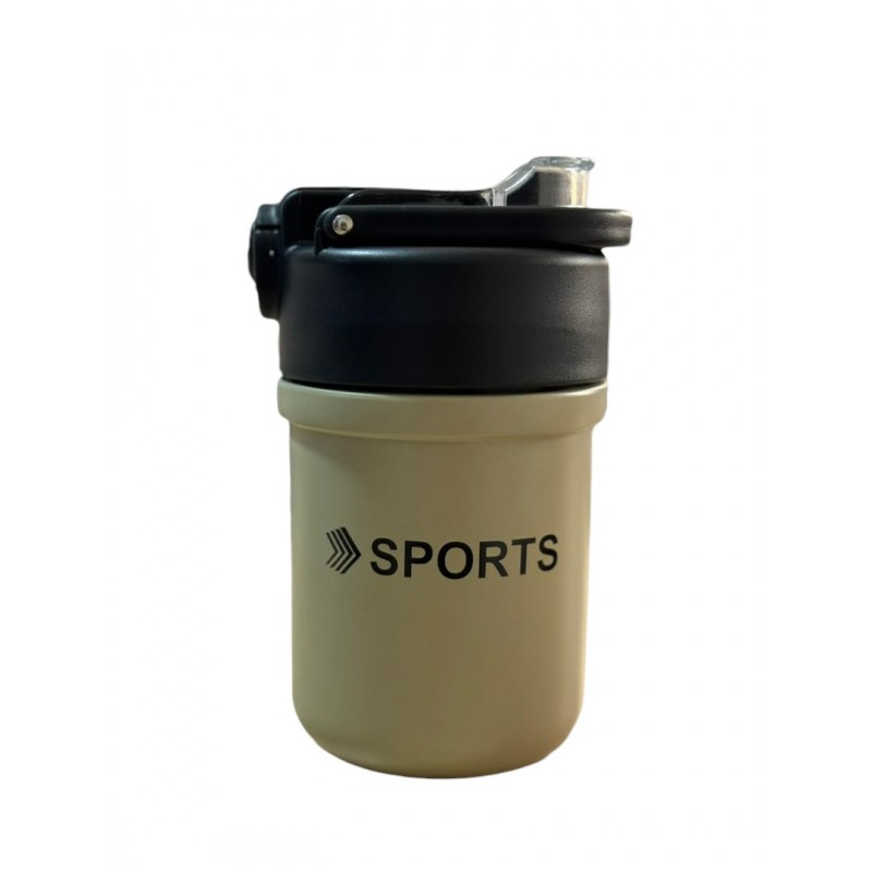 مینی تراول ماگ Sport دستگیره دار، نی دار و دارای آسان نوش، استیل 316، ضمانت کیفیت و اصالت کالا حجم 380ml کد CY-0601
