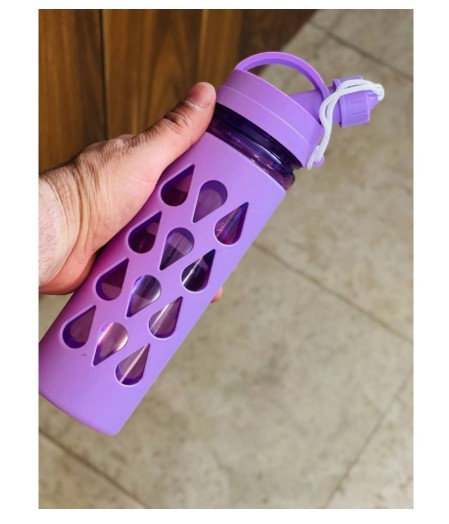 قمقمه ورزشی کاور دار طرح اشک آسان نوش حجم 500ml