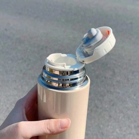 فلاسک و ماگ مسافرتی 500ml فنجان دار طرح پاندا