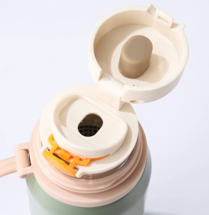 فلاسک و تراول ماگ وکیوم کاپ استیل 316 گرم و سرد بند سیلیکونی حجم 500ml کد 0060-7763