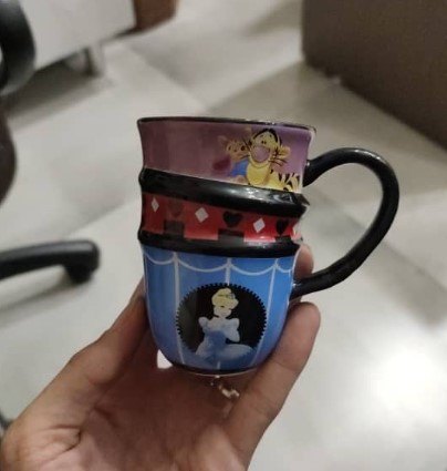 ماگ سرامیکی مشکی دیزنی حجم 200ml