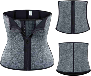 گن لاغری ساعت شنی و شکم بند طبی 4 فنر 3 ردیف قزن و زیپ خور مدل شکمی (Unisex)