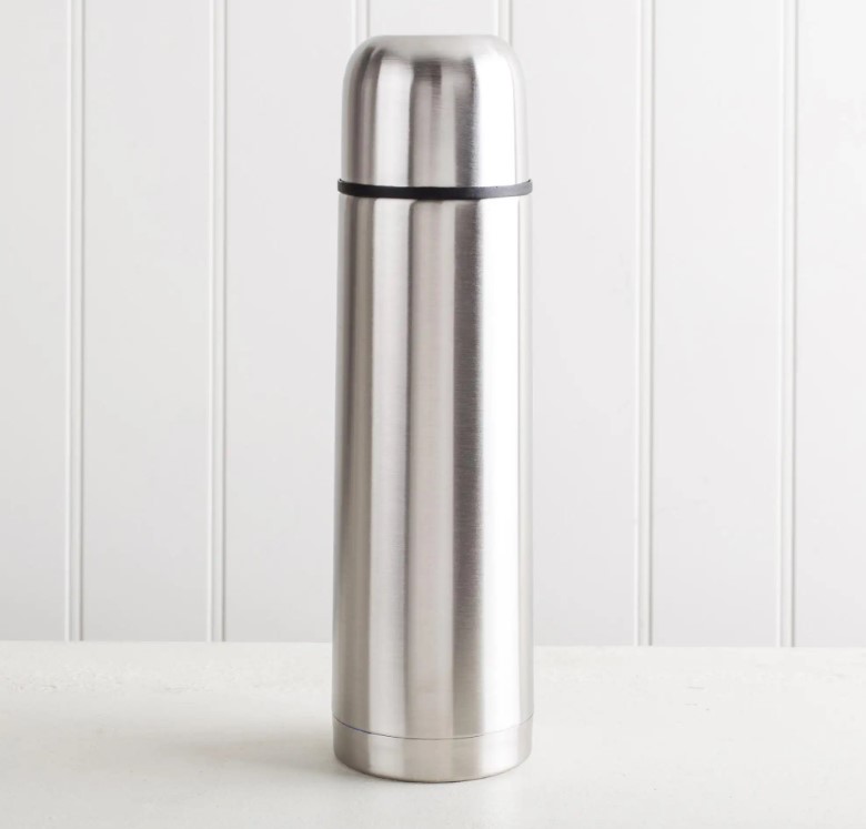 فلاسک استیل یونیک کاور دار نوشیدنی سرد و گرم حجم 500ml (جعبه قرمز)