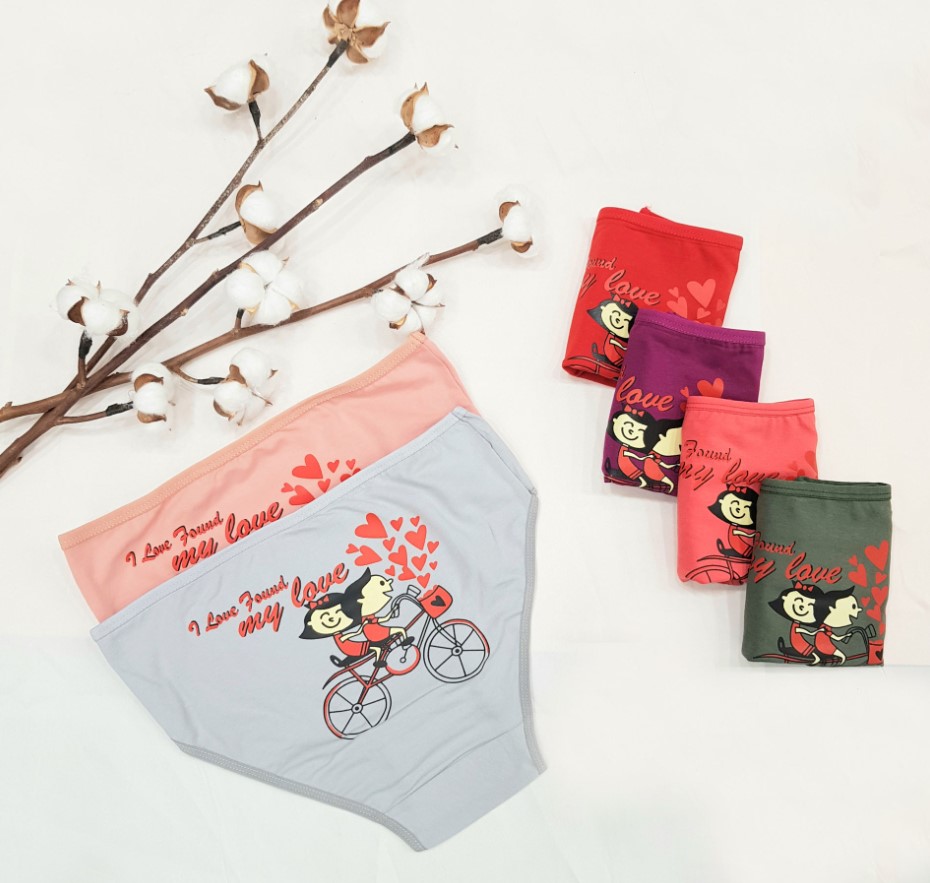 شورت نخی زنانه مدل پشت چاپدار پک 2 عددی