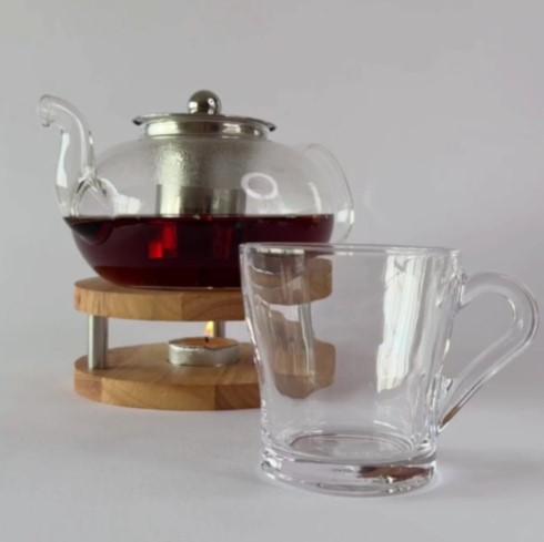 وارمر قوری گرم نگهدارنده چای و قهوه سه پایه چوبی