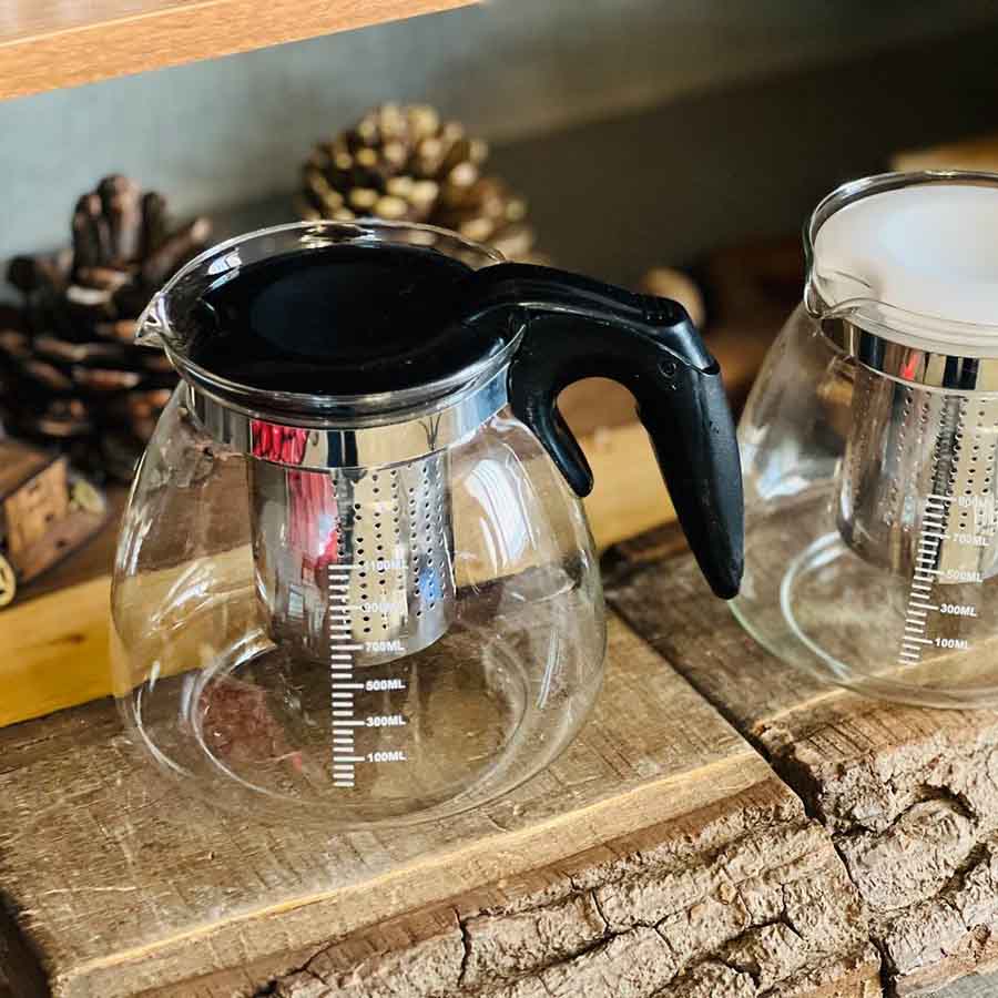 قوری پیرکس صافی دار 1100ml