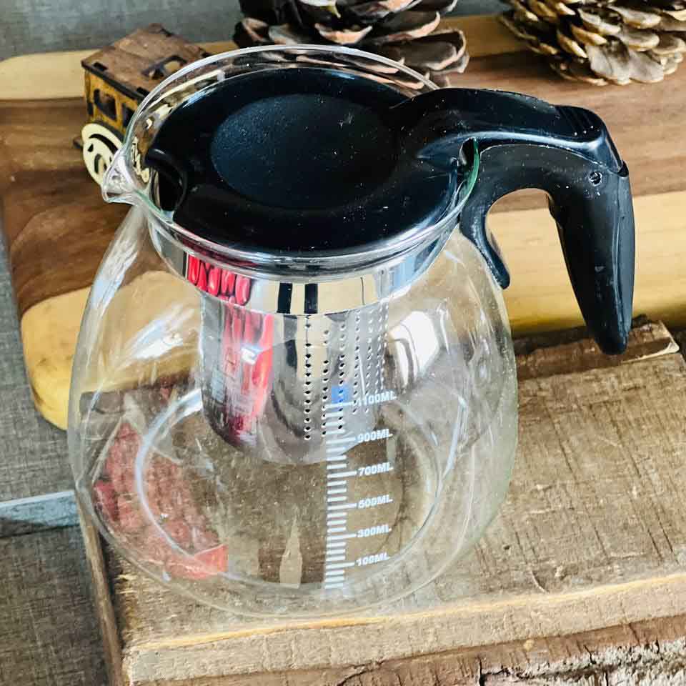 قوری پیرکس صافی دار 1100ml