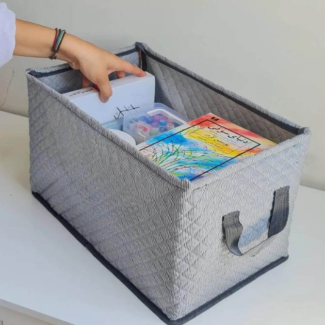 نظم دهنده ارگانایزر لباس و باکس شلوار فریم فلزی بری بری