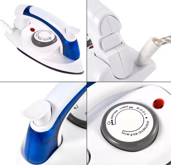 اتو بخار مسافرتی دسته تاشو مدل HT-258B