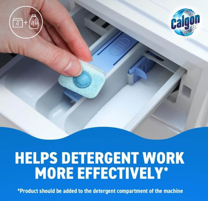قرص جرم زدا ماشین لباسشویی Calgon بسته 15 عددی
