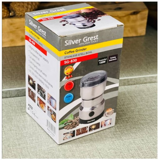 آسیاب برقی خانگی 150 وات برند Silver Crest مدل SG-830 دارای تیغه یدک