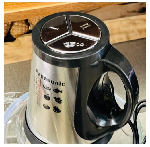 غذاساز و خردکن 3 تیغه 3.5 لیتری برند Panasonic کاسه پیرکس 4200 وات