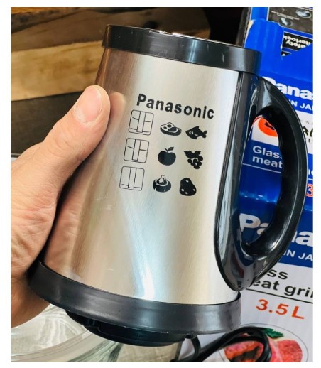 غذاساز و خردکن 3 تیغه 3.5 لیتری برند Panasonic کاسه پیرکس 4200 وات