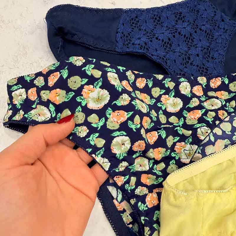 شورت اسلیپ زنانه مختلف بسته سه عددی