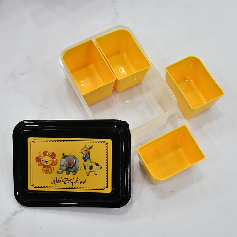 ظروف نگهدارنده مستطیلی 4 خانه Fresh Keeps