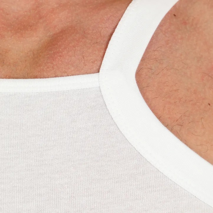 زیرپوش رکابی مردانه نخی مدل یقه خشتی برند Police