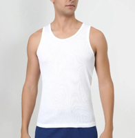 زیرپوش رکابی مردانه نخی مدل یقه گرد برند Police