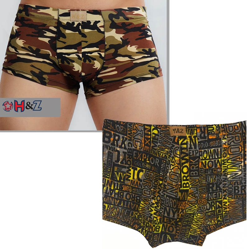 شورت باکسر مردانه برند H & Z بسته دو عددی