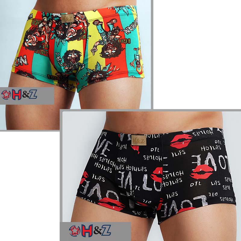 شورت باکسر مردانه برند H & Z بسته دو عددی