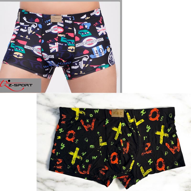 شورت باکسر مردانه برند H & Z بسته دو عددی
