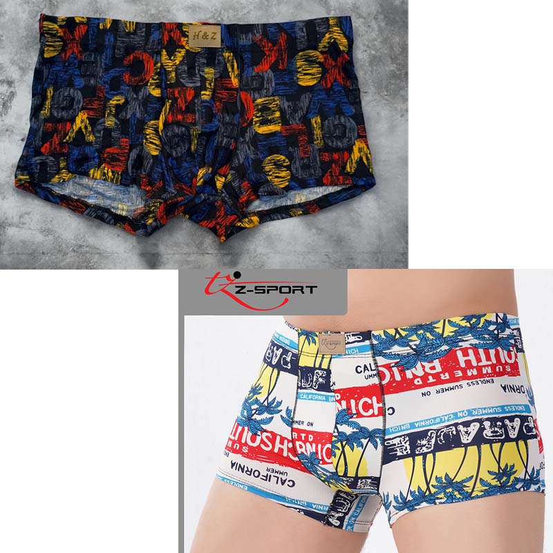 شورت باکسر مردانه برند H & Z بسته دو عددی