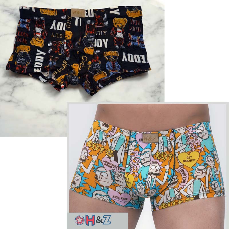 شورت باکسر مردانه برند H & Z بسته دو عددی