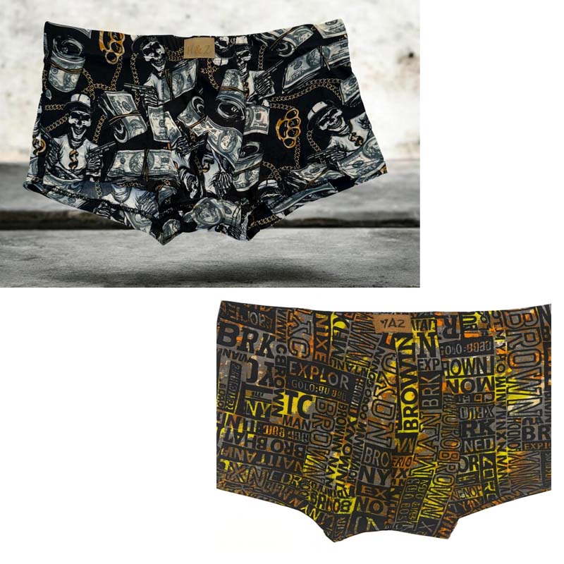 شورت باکسر مردانه برند H & Z بسته دو عددی