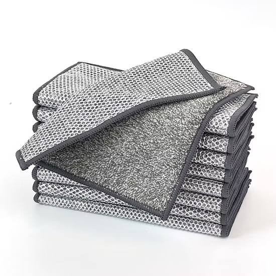 دستمال پولیشی جاذب و سیمی دو رو بسته 5 عددی