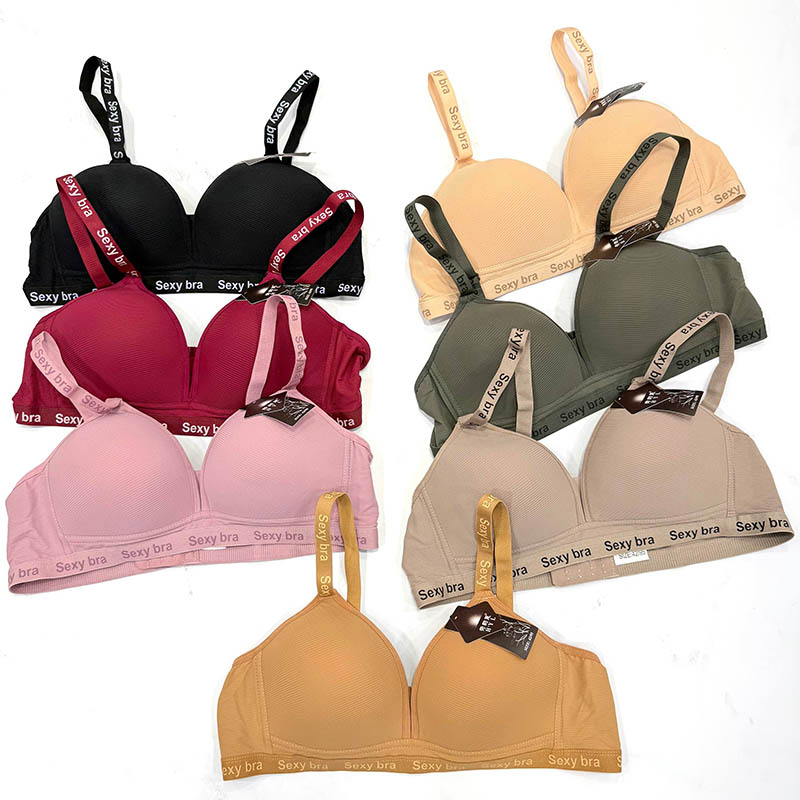 سوتین اسفنجی کبریتی بدون فنر برند HYL کد 2318