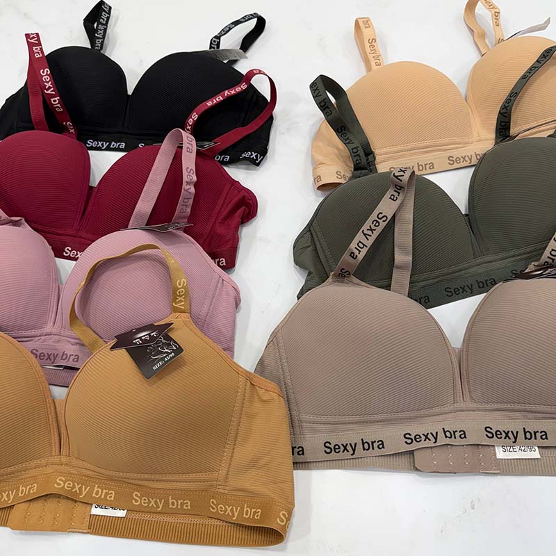 سوتین اسفنجی کبریتی بدون فنر برند HYL کد 2318