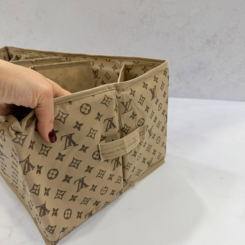 باکس لباس نظم دهنده و ارگانایزر 6 خانه پارچه ای