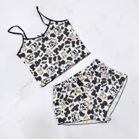 ست تاپ و شورتک زنانه کبریتی مدل میلک کد T1868