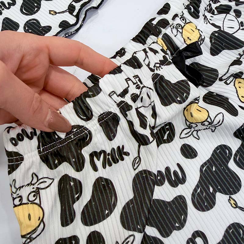 ست تاپ و شورتک زنانه کبریتی مدل میلک کد T1868