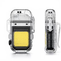 فندک المنتی و چراغ قوه کیس دار شارژی