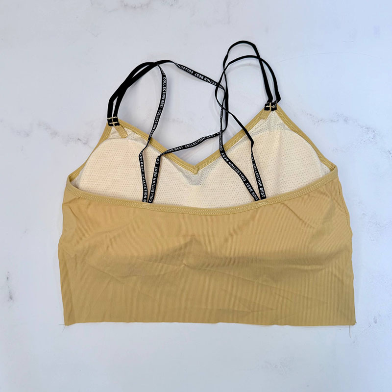 نیم‌ تنه کراپ زنانه وارداتی مدل اسپرت بندضربدری کد 2087